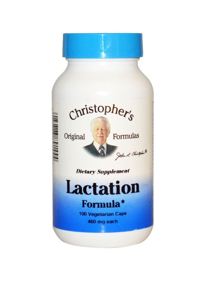 Christopher's Original Formulas - Lactation Formula Dietary Supplement 460 mg - 100 Veggie Capsules - Image 1