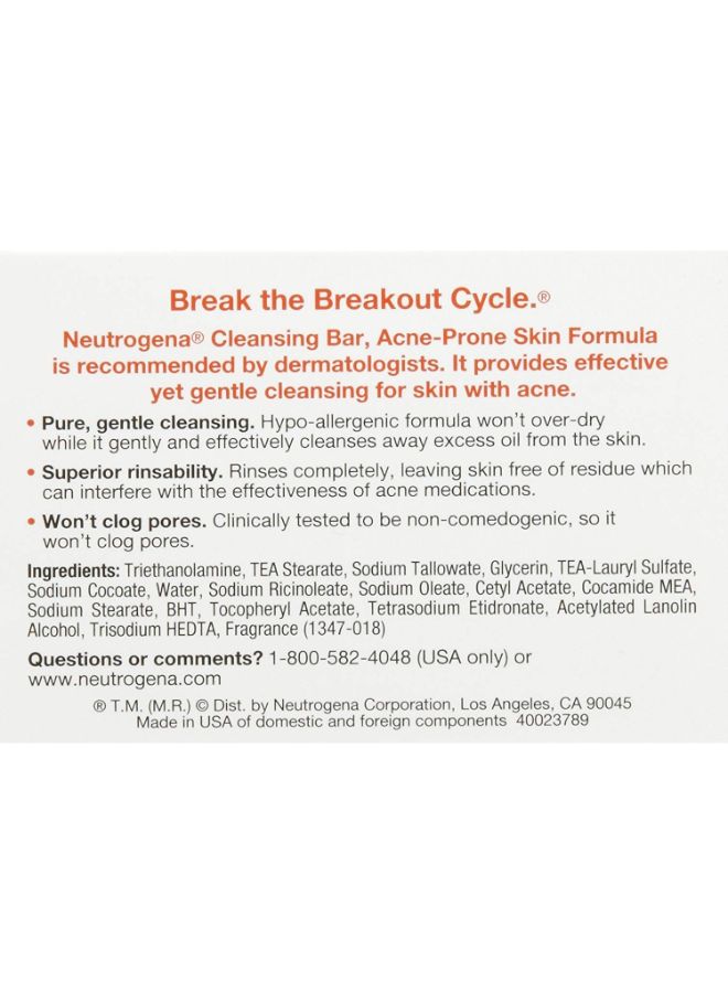 Neutrogena Pack Of 2 The Transparent Facial Bar 200grams - Image 2