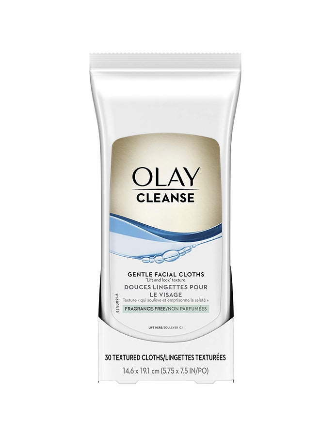 مجموعة قماش لتنظيف البشرة بشكل لطيف من قطعتين 14.6 x 19.1سم - Image 1