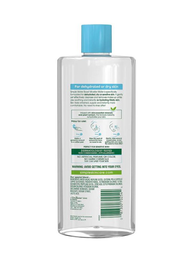 simple Water Boost Micellar Cleansing Water For Sensitive Skin 400ml - Image 2
