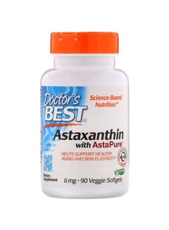 Astaxanthin 6mg Dietary Supplement - 90 Softgels