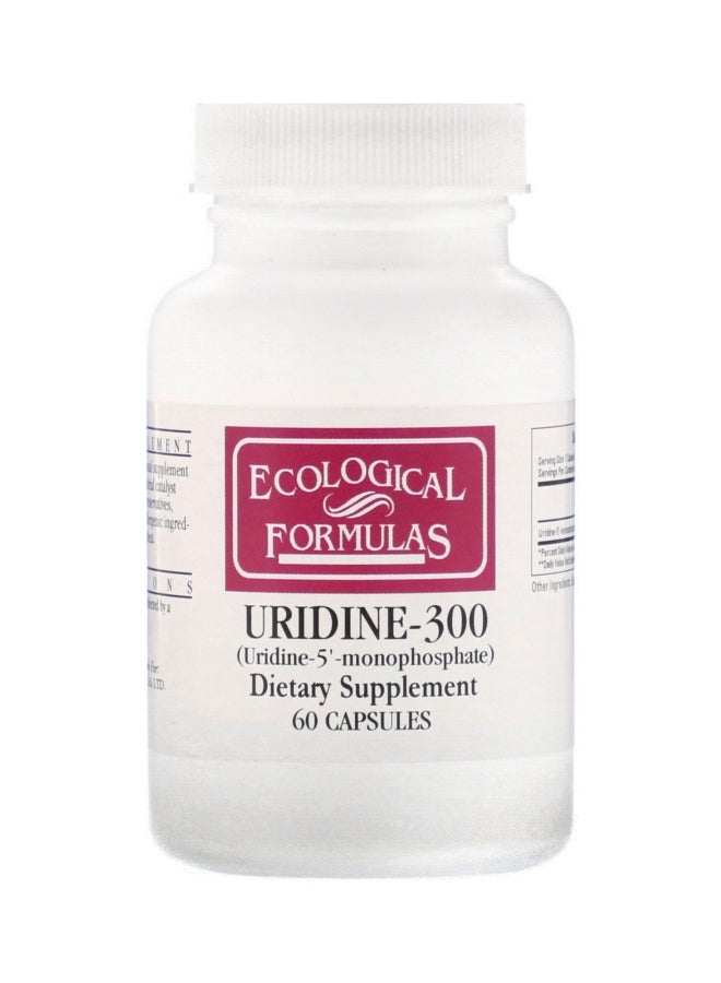 Ecological Formulas Uridine-300 Dietary Supplement - 60 Capsules