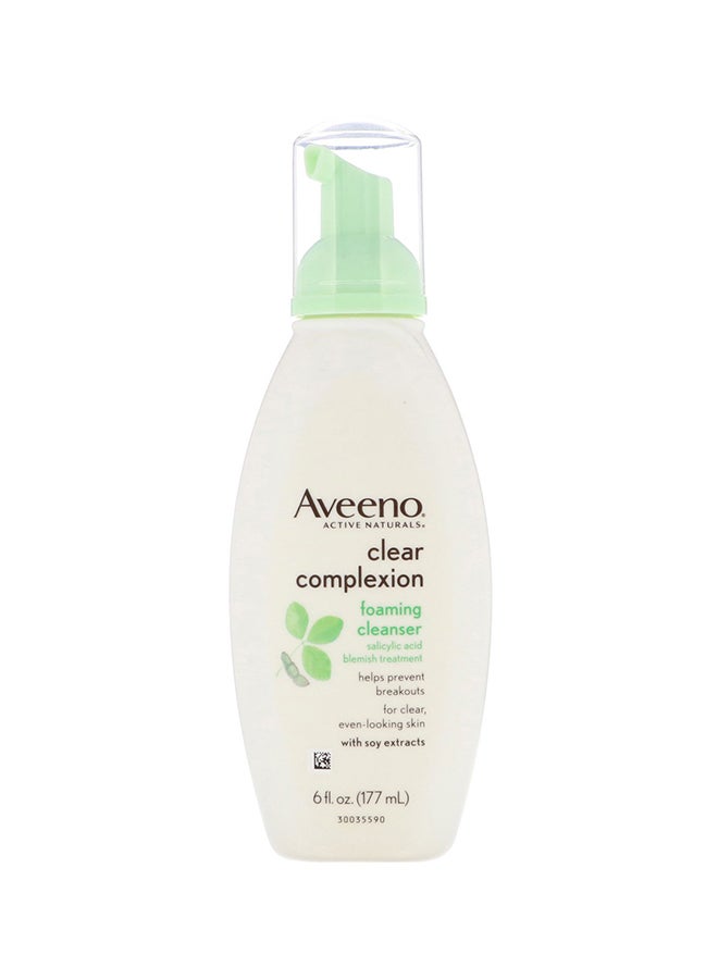 Aveeno Pack Of 2 Clear Complexion Foaming Cleanser - Image 1
