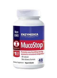 MucoStop Dietary Supplement - 48 Capsules