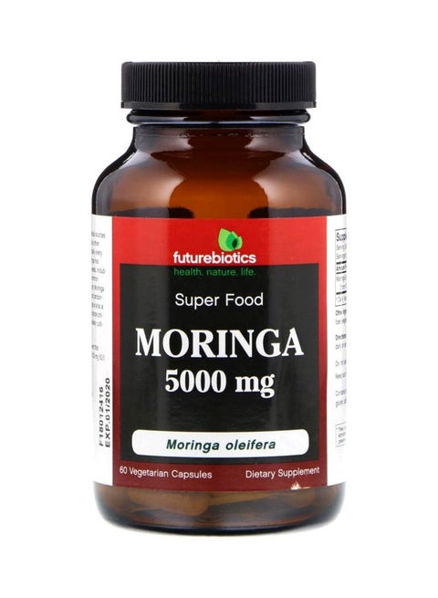 Moringa 5000mg Dietary Supplement - 60 Vegetarian Capsules