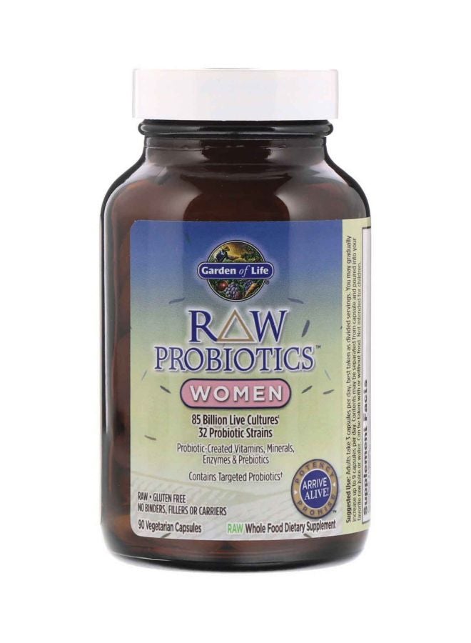 Garden of Life - Raw Probiotics Dietary Supplement - 90 Vegetarian Capsules - Image 1