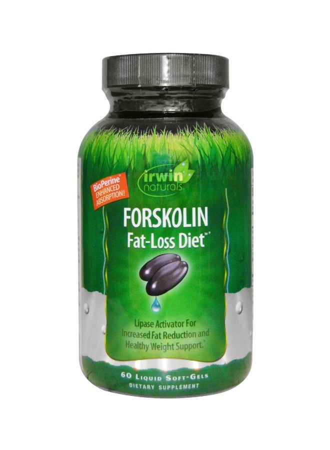 Irwin Naturals Forskolin Fat-Loss Dietary Supplement - 60 Liquid Soft-Gels  - Image 1