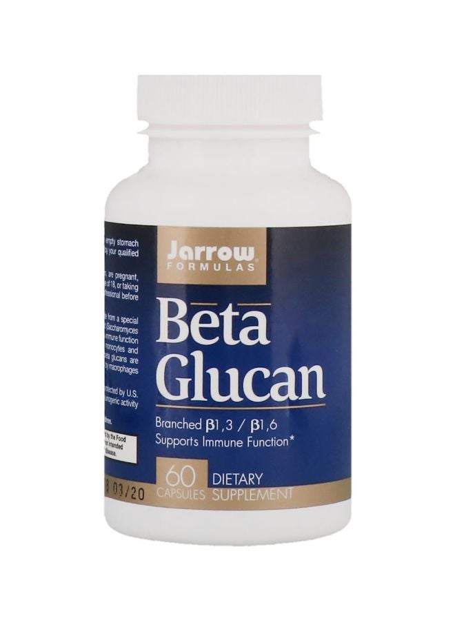 جارو فورملاز المكمل الغذائي بيتا جلوكان - 60 كبسولة
