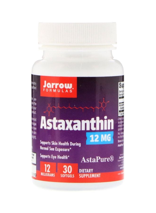 jarrow formulas Astaxanthin 12mg Dietary Supplement - 30 Softgels