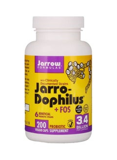 Jarrow-Dophilus Plus Fos Dietary Supplements - 200 Capsules