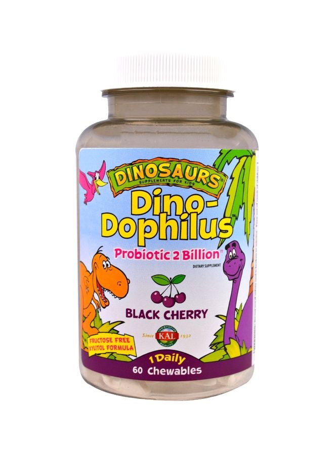 KAL Dino-Dophilus - Black Cherry - 60 Chewables