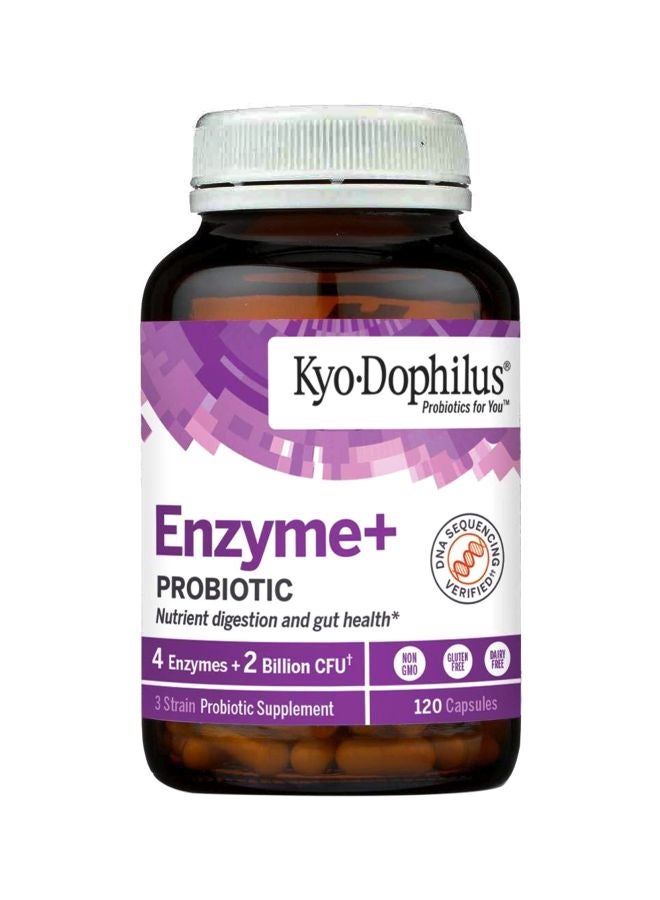 kyolic Enzyme Plus Probiotic Supplement - 120 Capsules