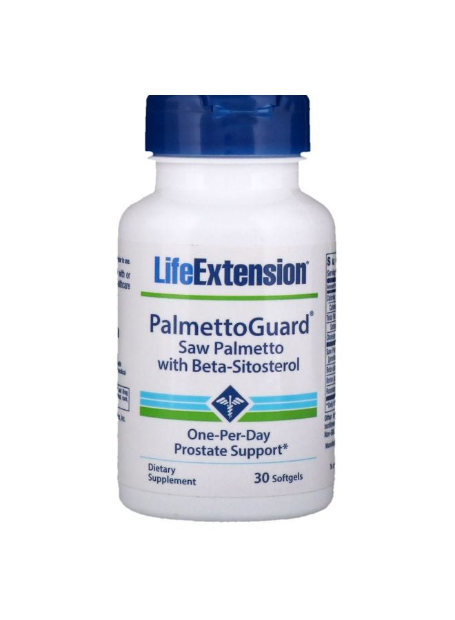 مكمل غذائي بالميتوجارد يحتوي على البلميط المنشاري مع بيتا سيتوستيرول - 30 كبسولة هلامية