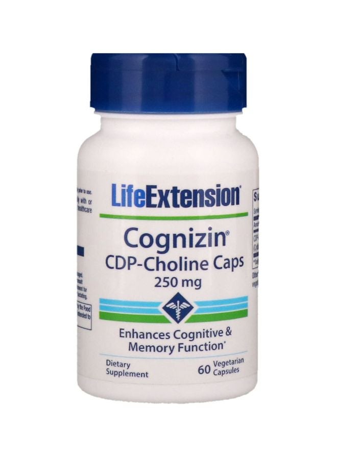 Cognizin Dietary Supplement 250mg - 60 Vegetarian Capsules