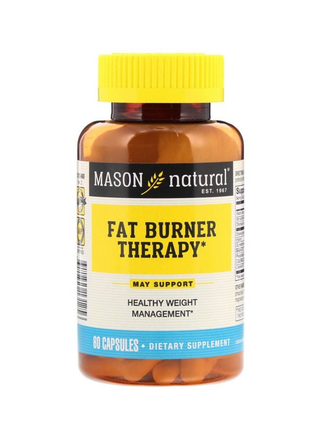 Mason Natural Fat Burner Therapy Dietary Supplement - 60 Capsules 