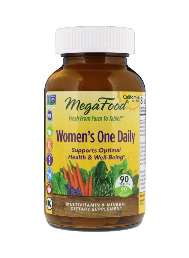 MegaFood One Daily Multivitamin And Mineral Dietary Supplement - 90 Tablets
