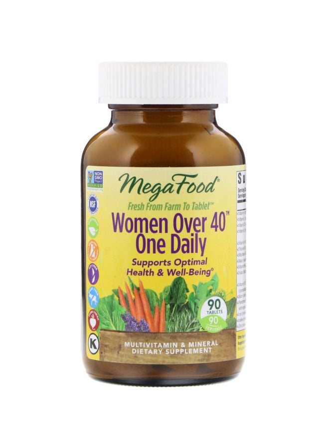 MegaFood Women Over 40 One Daily Multivitamin Supplement - 90 Tablets