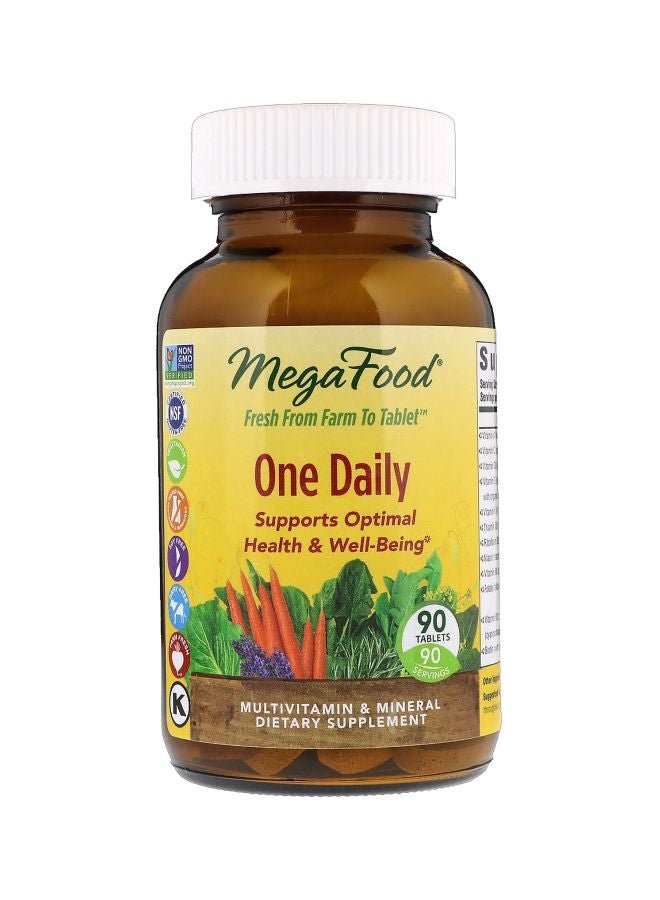 ميغافود مكمل غذائي وان دايلي متعدد الفيتامينات والمعادن - 90 قرص