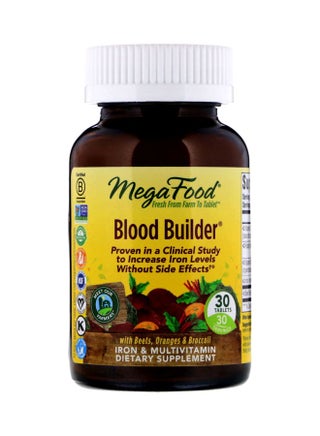 Blood Builder Iron And Multivitamin Dietary Supplement - 30 Tablets - v1578578381/N33131219A_1