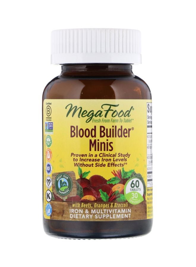 MegaFood Blood Builder Minis Dietary Supplement - 60 Tablets