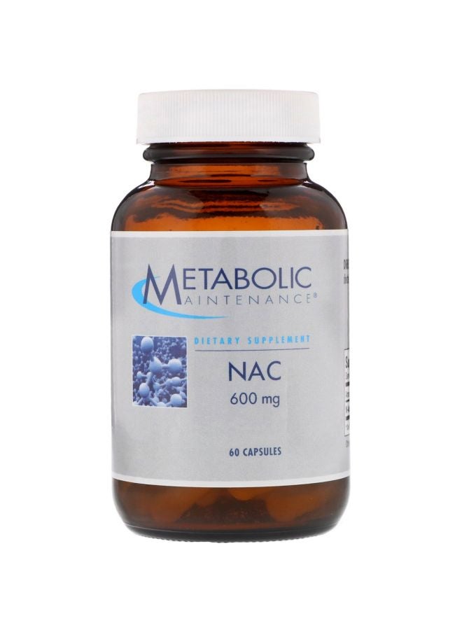 ميتابوليك مانتينانس مكمل غذائي إن إيه سي 600 مجم - 60 كبسولة