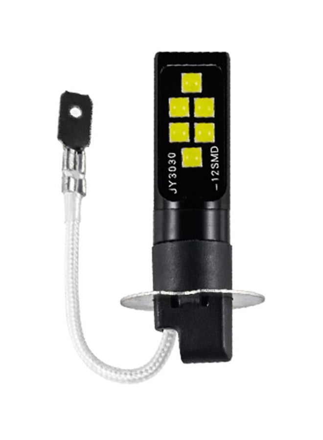 2-Piece H3 High Power LED Fog Light Bulb