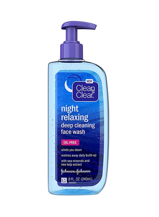 Clean & Clear Night Relaxing Deep Cleaning Face Wash - Image 1