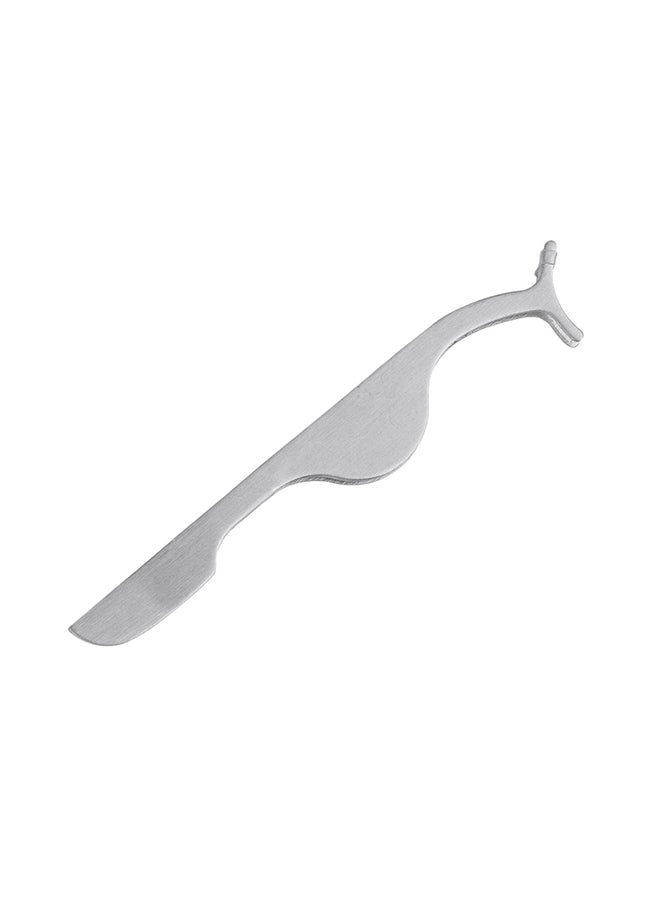 ملقاط وضع وإزالة الرموش الصناعية فضي - Image 1