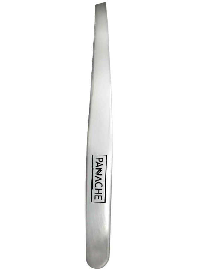 Slant Tip Tweezer With Head Band Blue/Silver - v1578579362/N33361372A_2