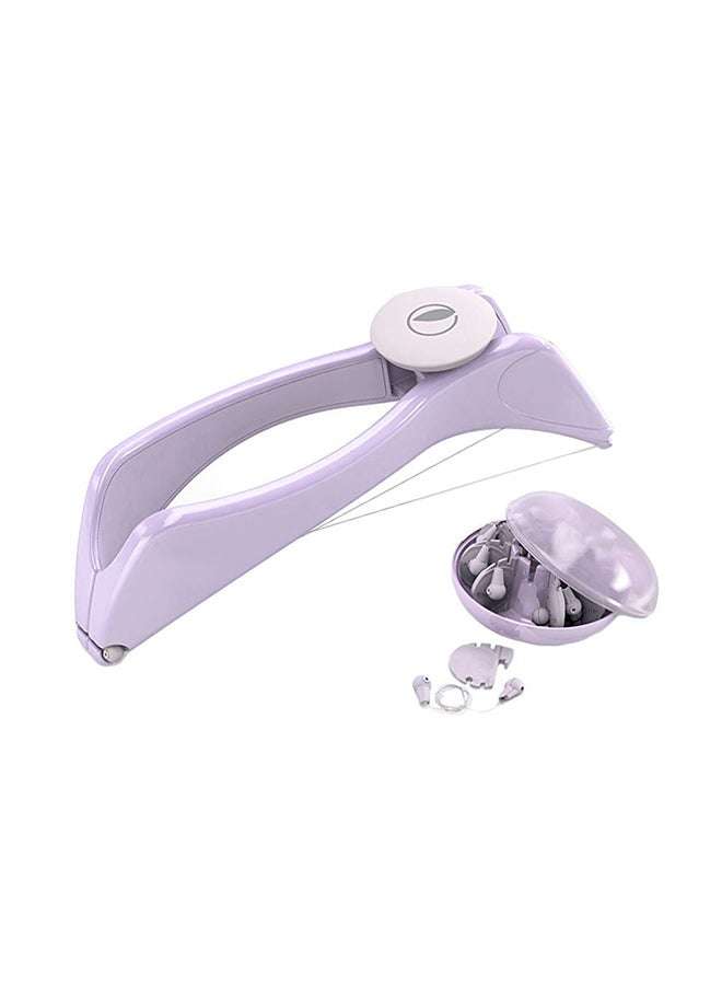 ملقط سليكي بخيط لتهذيب الحواجب ارجواني فاتح