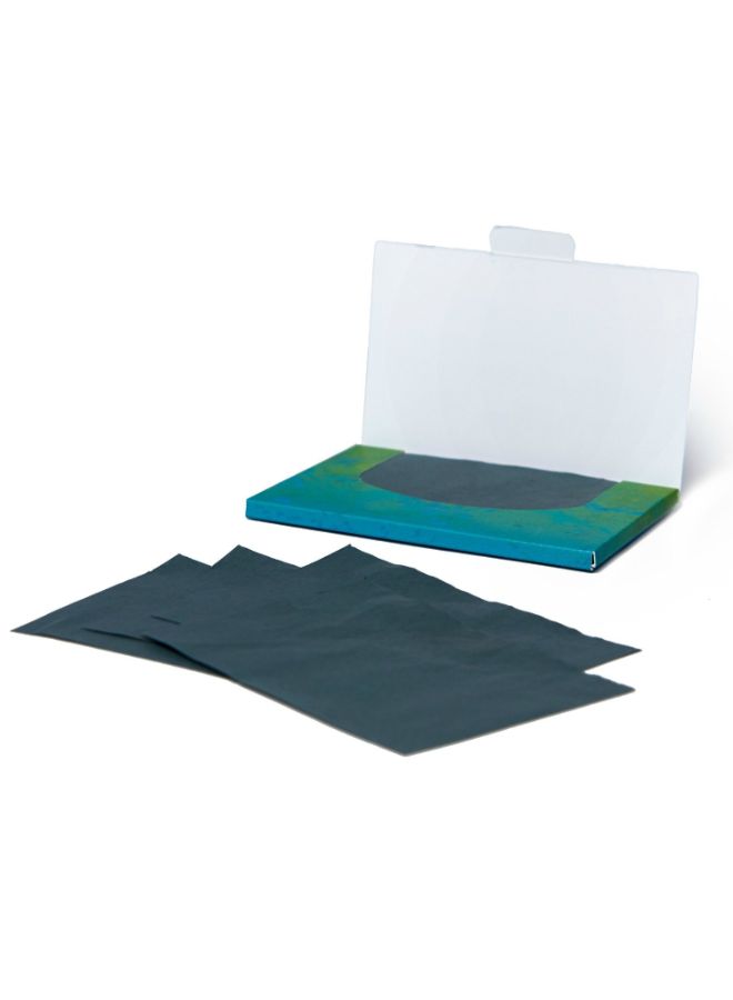 Bella Jade 200-Piece Oil Blotting Paper With Bamboo Charcoal Green - Image 3