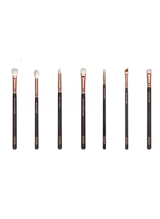 15-Piece Professional Eyeshadow Brush Set With Pouch multicolour - Image 2