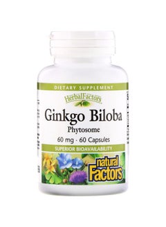 Ginkgo Biloba 60 Mg - 60 Capsules - v1578579682/N33131192A_1