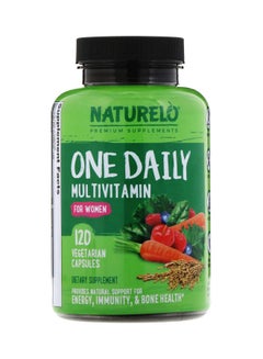 NATURELO One Daily Multivitamin Dietary Supplement - 120 Vegetarian Capsules 