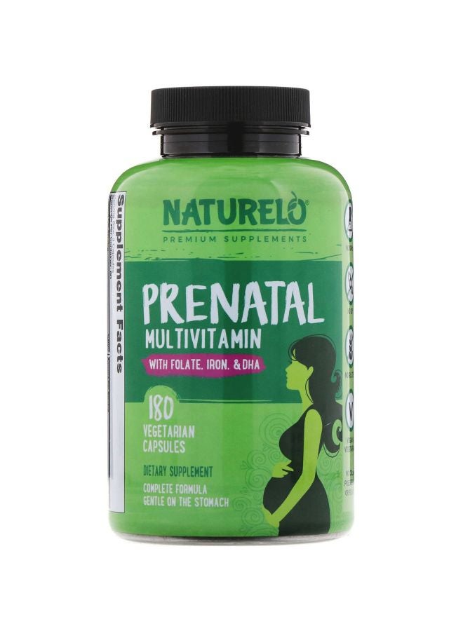 NATURELO Prenatal Multivitamin - 180 Capsules