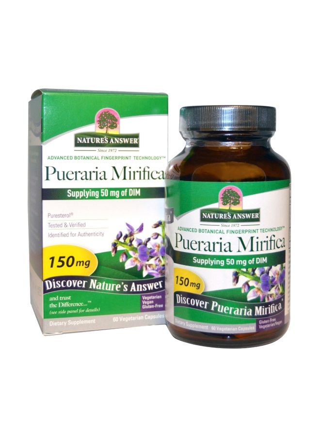 Pueraria Mirifica 150 mg Dietary Supplement - 60 Vegetarian Capsules - v1578579692/N33013884A_1