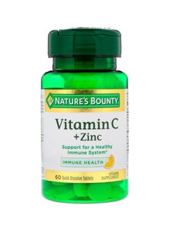 Vitamin C Plus Zinc Supplement - 60 Tablets