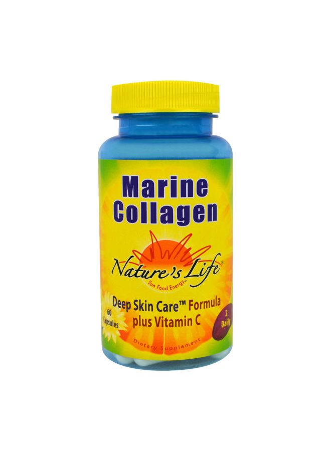 Nature's Life Marine Collagen Dietary Supplement - 60 Capsules 