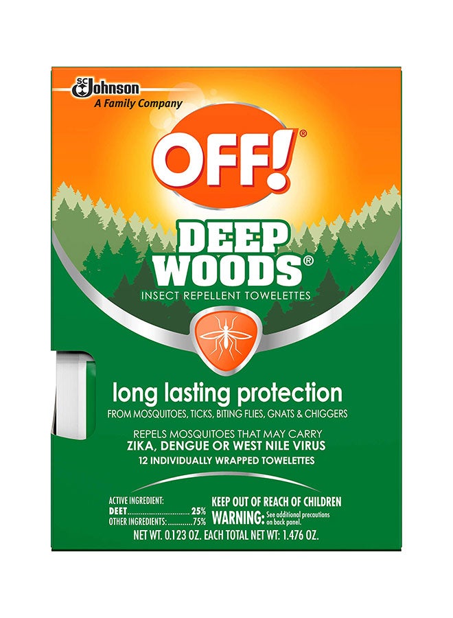 OFF! Pack Of 6 Deep Woods Towelettes - Image 1
