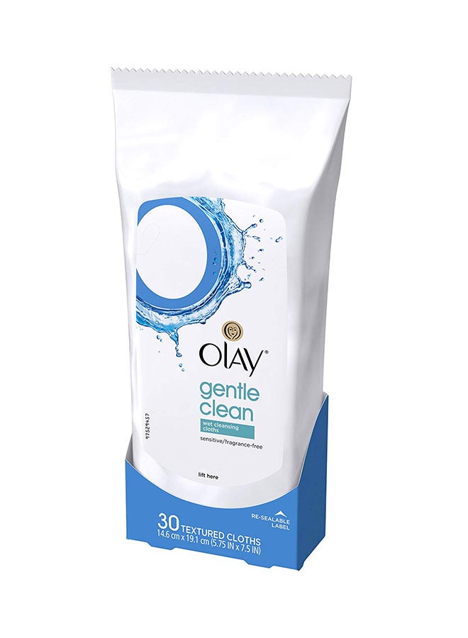 Olay 30-Piece Gentle Wet Cleansing Cloth 5.75 x 7.5inch