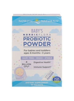 Nordic Flora Probiotic Powder Dietary Supplement - 30 Packets