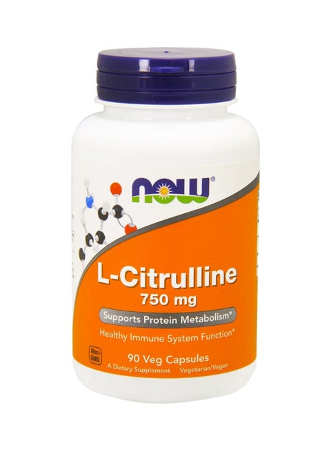 L-Citrulline Dietary Supplement - 90 Capsules
