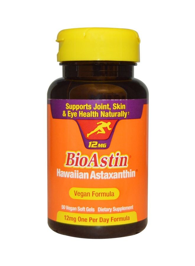 Nutrex Hawaii BioAstin Dietary Supplement - 50 Vegan Soft Gels 