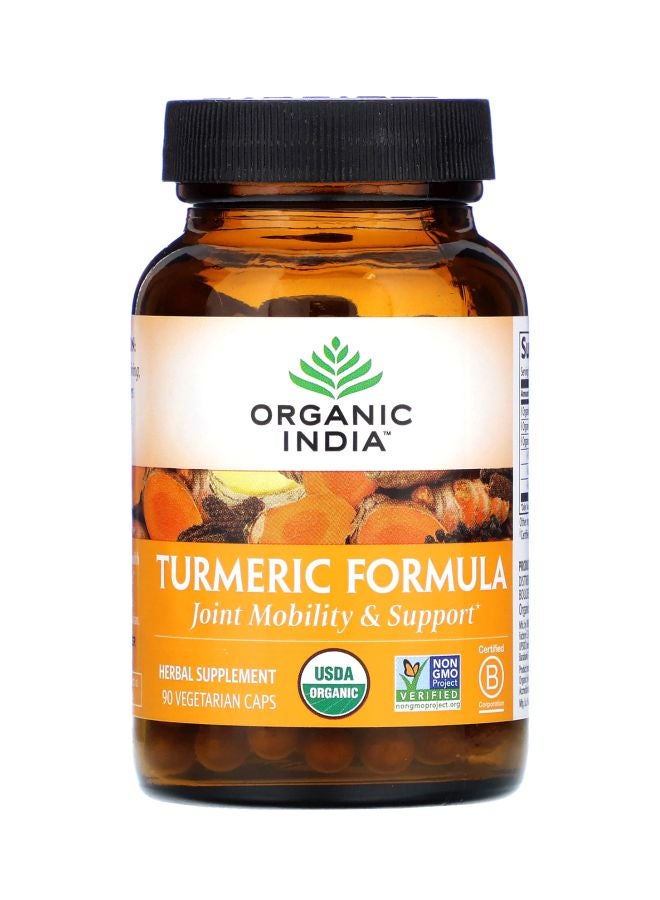 Turmeric Formula Joint Mobility And Support Herbal Supplement -  90 Capsules