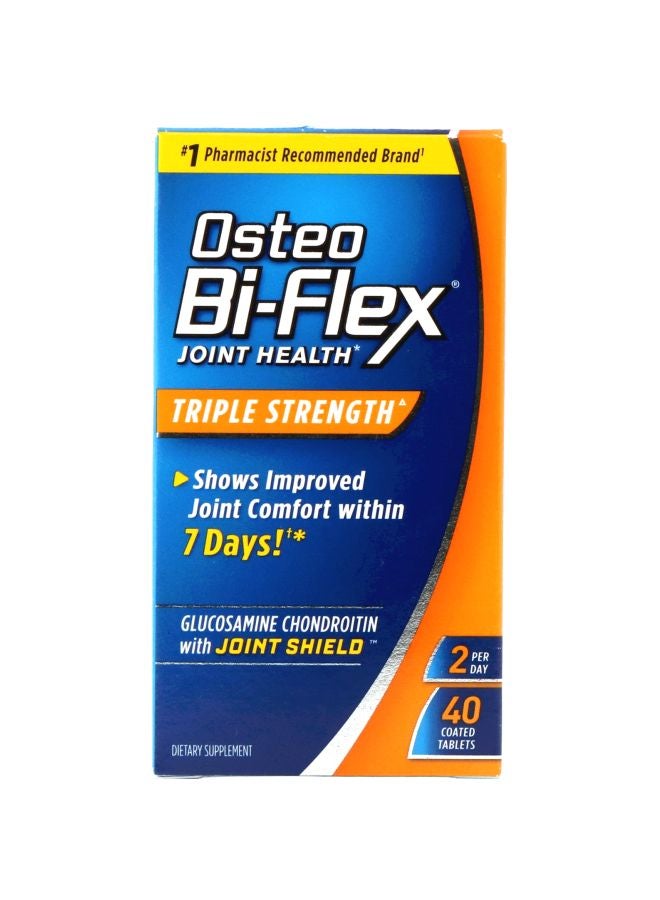 Osteo Bi-Flex Joint Health Triple Strength Dietary Supplement - 40 Coated Tablets