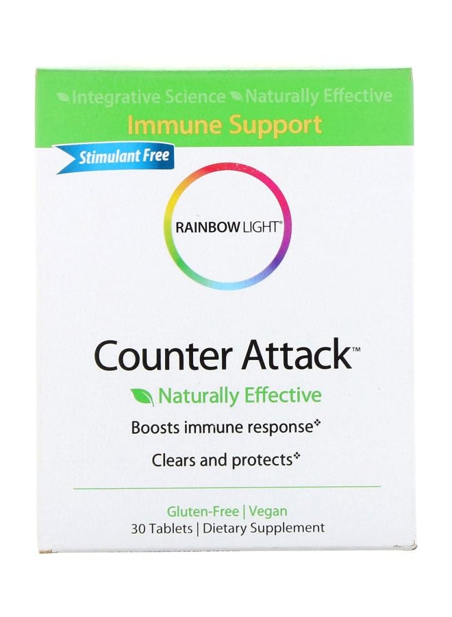 Rainbow Light Counter Attack Dietary Supplement - 30 Tablets