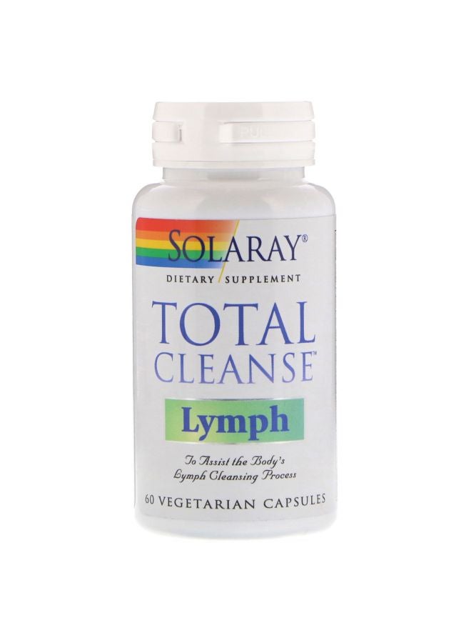 Solaray - Total Cleanse Lymph Dietary Supplement - 60 Capsules - Image 1