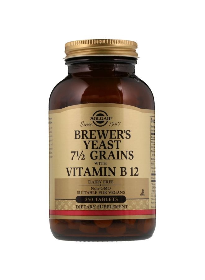 Solgar Brewer's Yeast Dietary Supplement - 250 Tablets