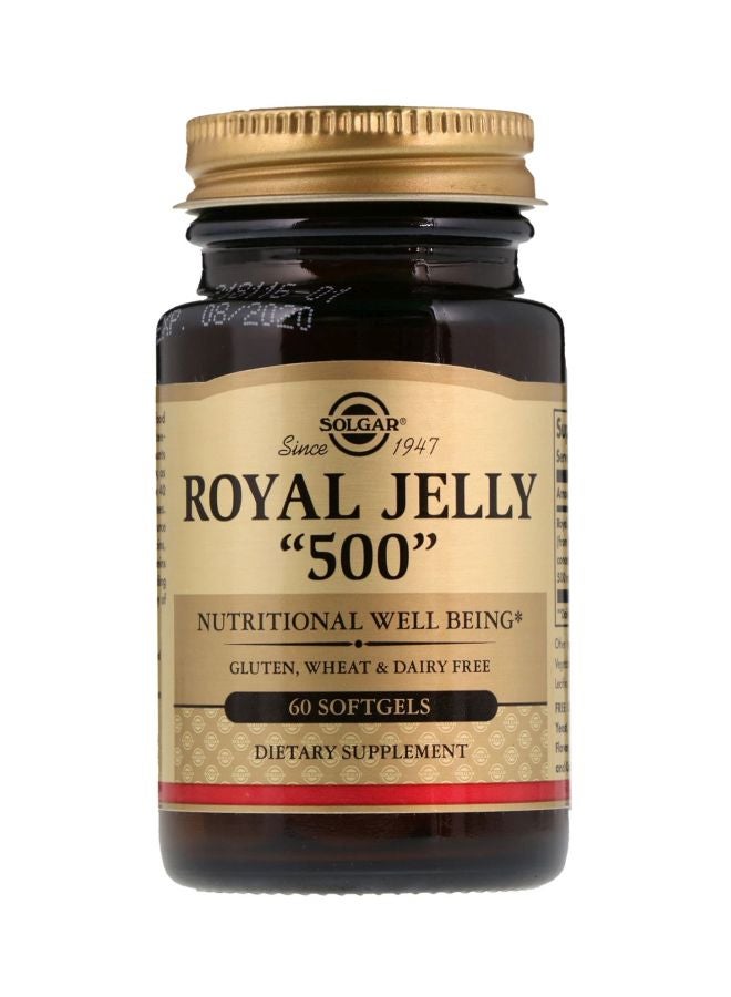 Solgar Royal Jelly Herbal Supplement - 60 Softgels