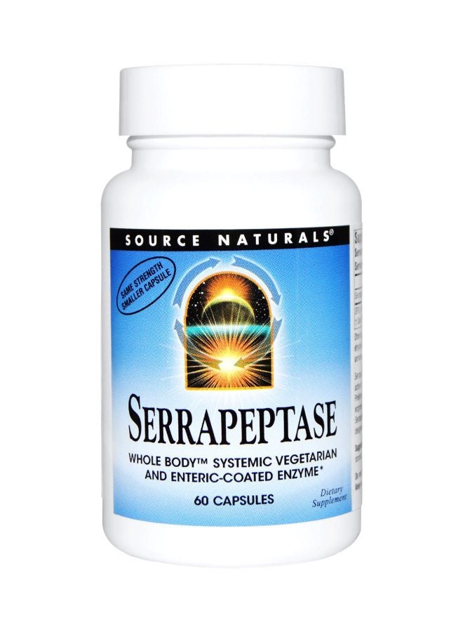 مكمل غذائي من إنزيم سيراببتايز - 60 كبسولة